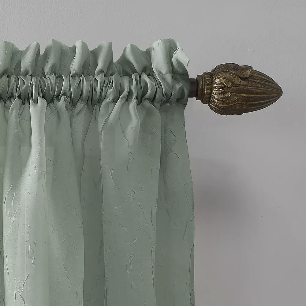 No. 918 Erica Crushed Sheer Voile Window Curtain 4 No. 918 Erica Crushed Sheer Voile Window Curtain - Image 2