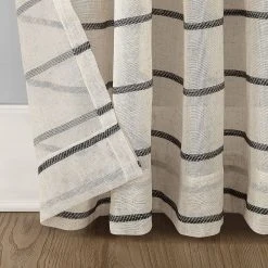 Clean Window Twill Stripe Anti-Dust Window Curtains -Greenland Home Fashions Shop 3542851 ALT2