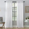 Archaeo 1-panel Washed Cotton Twist Tab Window Curtain -Greenland Home Fashions Shop 3547801 White
