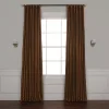 EFF Blackout Vintage Textured Faux Silk Window Curtain -Greenland Home Fashions Shop 3566882 Copper Kettle