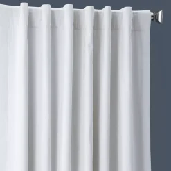 EFF Solid Cotton Blackout Window Curtain -Greenland Home Fashions Shop 3567094 ALT3
