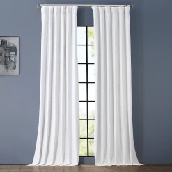 EFF Solid Cotton Blackout Window Curtain