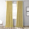 EFF Crosshatch Blackout Window Curtain -Greenland Home Fashions Shop 3567753 Abstract Misted Yellow