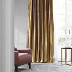 EFF Faux Silk Taffeta Window Curtain -Greenland Home Fashions Shop 3567949 ALT2