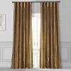 EFF Faux Silk Taffeta Window Curtain 2 EFF Faux Silk Taffeta Window Curtain -Greenland Home Fashions Shop 3567949 Golden Spice