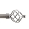 Exclusive Home Torch 1-in. Curtain Rod 2 Exclusive Home Torch 1-in. Curtain Rod -Greenland Home Fashions Shop 3567970 Matte Silver