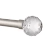 Exclusive Home Crystal Ball 1-in. Curtain Rod -Greenland Home Fashions Shop 3567973 Matte Silver