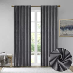 510 Design 2-pack Garett Room Darkening Velvet Window Curtain -Greenland Home Fashions Shop 3568077 ALT5