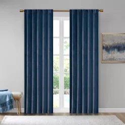 510 Design 2-pack Garett Room Darkening Velvet Window Curtain