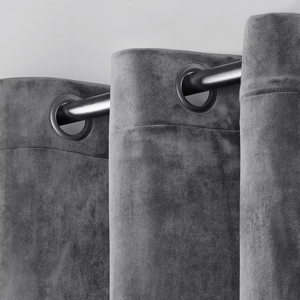 Exclusive Home 2-pack Velvet Heavyweight Window Curtains 4 Exclusive Home 2-pack Velvet Heavyweight Window Curtains - Image 2