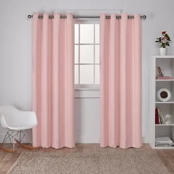 Exclusive Home 2-pack Sateen Twill Woven Blackout Window Curtains