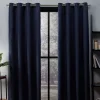 Exclusive Home 2-pack Oxford Textured Sateen Woven Blackout Window Curtains 2 Exclusive Home 2-pack Oxford Textured Sateen Woven Blackout Window Curtains -Greenland Home Fashions Shop 3575495 Navy