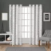 Exclusive Home 2-pack Panza Metallic Geometric Print Sheer Window Curtains 1 Exclusive Home 2-pack Panza Metallic Geometric Print Sheer Window Curtains -Greenland Home Fashions Shop 3575508