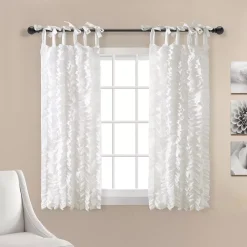 Lush Décor Lush Decor 2-pack Sophia Ruffle Window Curtains -Greenland Home Fashions Shop 3575832 ALT5