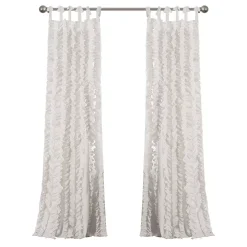 Lush Décor Lush Decor 2-pack Sophia Ruffle Window Curtains