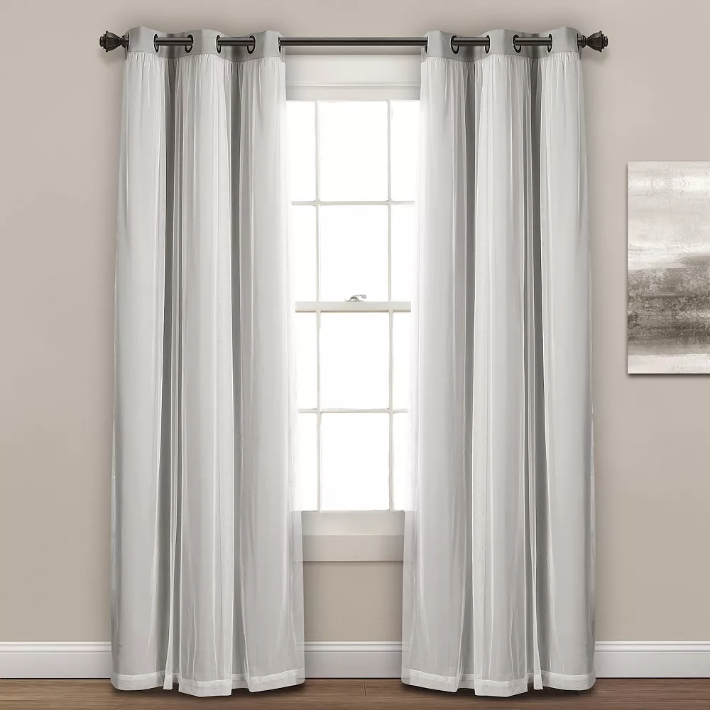 Lush Décor Lush Decor 2-pack Sheer Window Curtains 5 Lush Décor Lush Decor 2-pack Sheer Window Curtains - Image 3