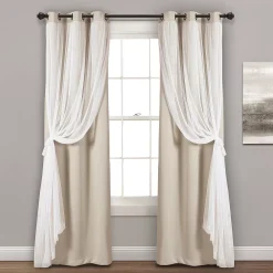 Lush Décor Lush Decor 2-pack Sheer Window Curtains