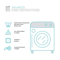 Lush Décor Lush Decor Weeping Flower Room Darkening Valance 13 Lush Décor Lush Decor Weeping Flower Room Darkening Valance -Greenland Home Fashions Shop 3575839 ALT60