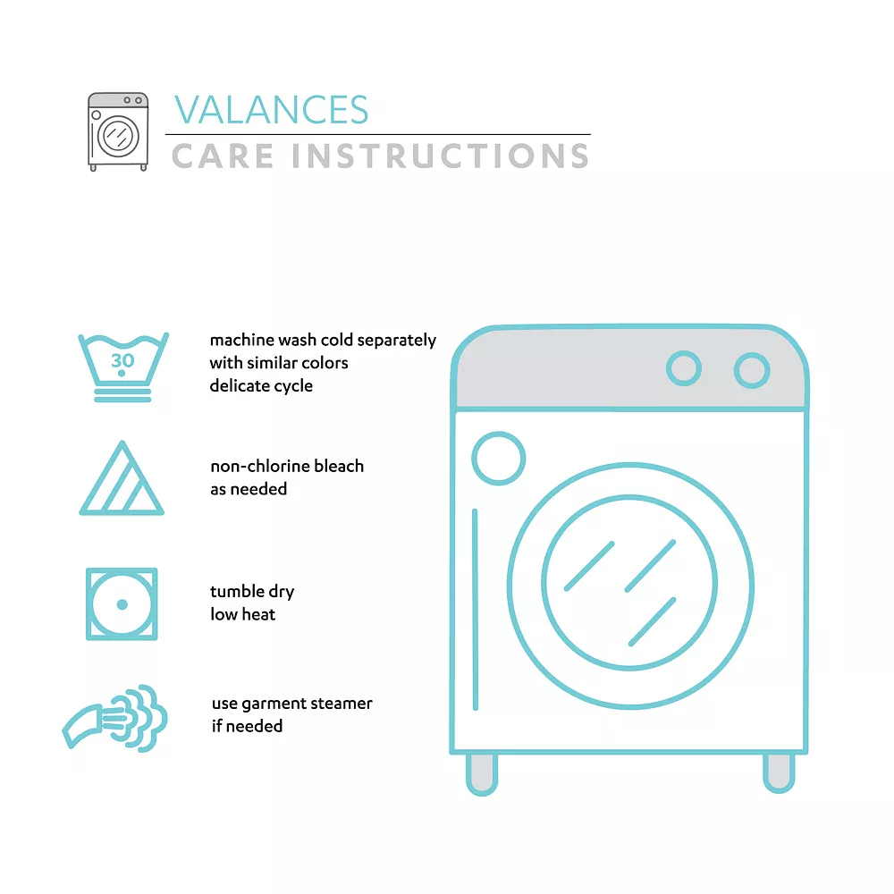 Lush Décor Lush Decor Weeping Flower Room Darkening Valance 8 Lush Décor Lush Decor Weeping Flower Room Darkening Valance - Image 6