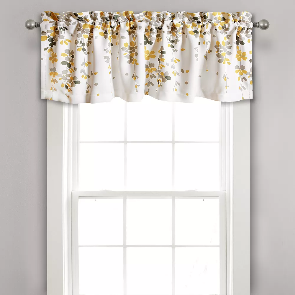Lush Décor Lush Decor Weeping Flower Room Darkening Valance 3 Lush Décor Lush Decor Weeping Flower Room Darkening Valance