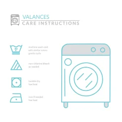 Lush Décor Lush Decor Rowley Birds Room Darkening Valance -Greenland Home Fashions Shop 3575842 ALT4