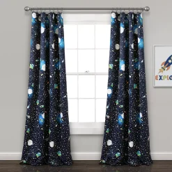 Lush Décor Lush Decor 2-pack Universe Room Darkening Window Curtain Set