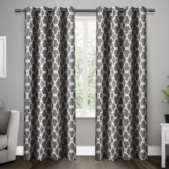 Exclusive Home 2-pack Gates Sateen Woven Blackout Window Curtains
