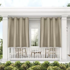 Exclusive Home 2-pack Biscayne Indoor/Outdoor Window Curtain 13 Exclusive Home 2-pack Biscayne Indoor/Outdoor Window Curtain -Greenland Home Fashions Shop 3575879 ALT8