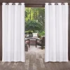 Exclusive Home 2-pack Biscayne Indoor/Outdoor Window Curtain -Greenland Home Fashions Shop 3575879 Winter White
