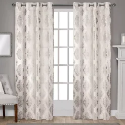 Exclusive Home Augustus Metallic Window Curtains