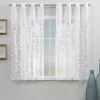 Exclusive Home 2-pack Wilshire Burnout Sheer Window Curtains 2 Exclusive Home 2-pack Wilshire Burnout Sheer Window Curtains -Greenland Home Fashions Shop 3582051 White