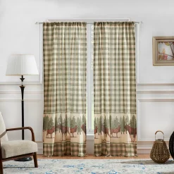 Greenland Home Fashions Greenland Moose Creek 2-Pack Window Curtains