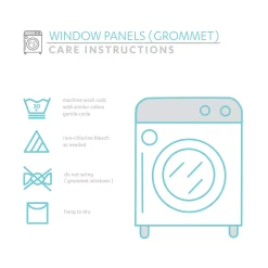 Lush Décor Lush Decor 2-pack Llama Stripe Room Darkening Window Curtain Set -Greenland Home Fashions Shop 3628112 ALT3