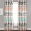 Lush Décor Lush Decor 2-pack Llama Stripe Room Darkening Window Curtain Set -Greenland Home Fashions Shop 3628112 Pink