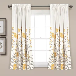 Lush Décor Lush Decor 2-pack April Room Darkening Window Curtains -Greenland Home Fashions Shop 3628115 ALT5