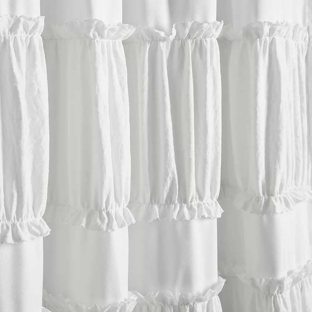 Lush Décor Lush Decor 2-pack Nova Ruffle Window Curtains 5 Lush Décor Lush Decor 2-pack Nova Ruffle Window Curtains - Image 3