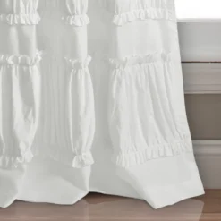 Lush Décor Lush Decor 2-pack Nova Ruffle Window Curtains 11 Lush Décor Lush Decor 2-pack Nova Ruffle Window Curtains -Greenland Home Fashions Shop 3628136 ALT3