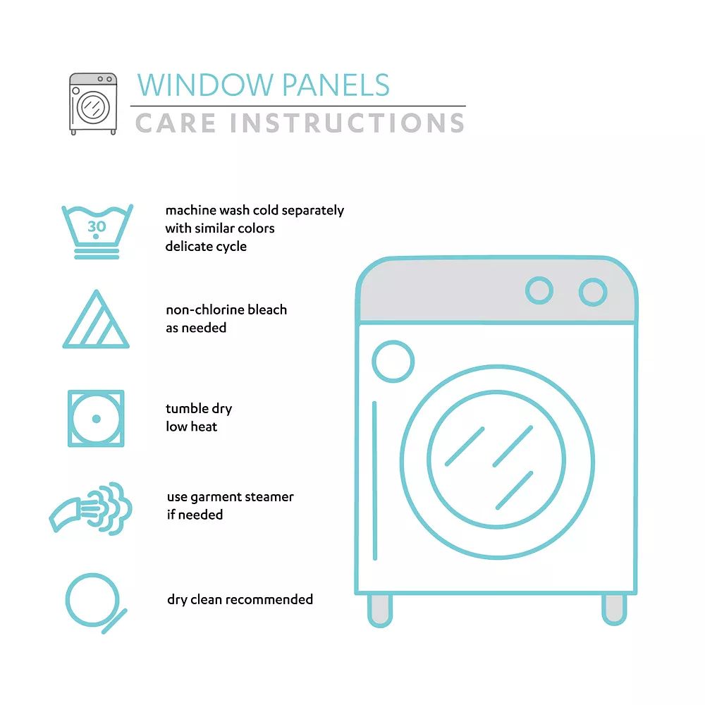 Lush Décor Lush Decor 2-pack Nova Ruffle Window Curtains 7 Lush Décor Lush Decor 2-pack Nova Ruffle Window Curtains - Image 5