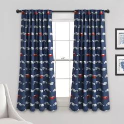 Lush Décor Lush Decor 2-pack Race Cars Room Darkening Window Curtain Set -Greenland Home Fashions Shop 3628139 ALT5