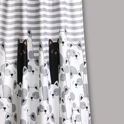 Lush Décor Lush Decor 2-pack Stripe Bear Room Darkening Window Curtain Set -Greenland Home Fashions Shop 3628144 ALT2