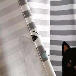 Lush Décor Lush Decor 2-pack Stripe Bear Room Darkening Window Curtain Set -Greenland Home Fashions Shop 3628144 ALT3
