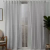 Exclusive Home 2-pack Muskoka Teardrop Slub Embellished Window Curtains -Greenland Home Fashions Shop 3657167 Dove Gray