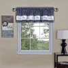 Achim Live, Love, Laugh Window Valance -Greenland Home Fashions Shop 3662796 Navy