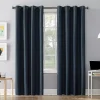 Sun Zero Cameron Thermal Insulated 100% Blackout Curtain Grommet Panel -Greenland Home Fashions Shop 3695880 Navy