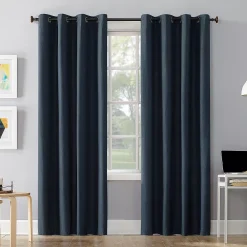 Sun Zero Cameron Thermal Insulated 100% Blackout Curtain Grommet Panel
