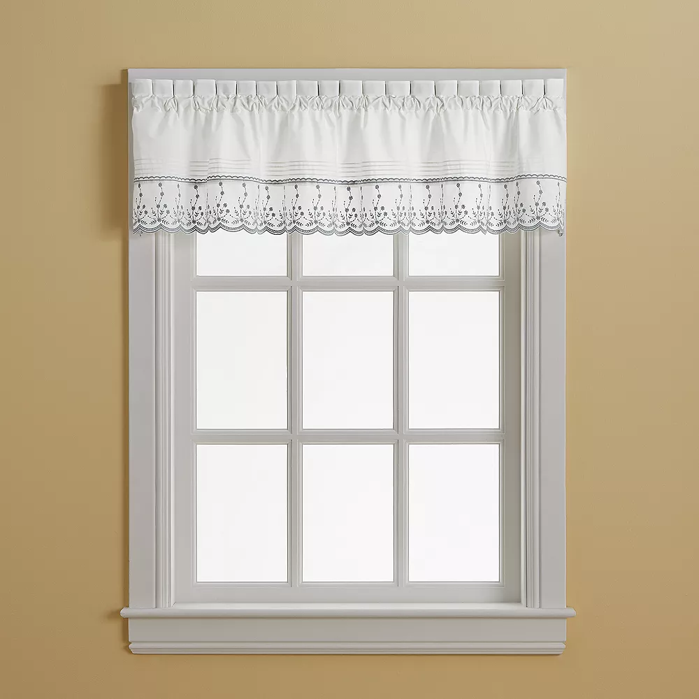 Window Curtainworks Abby Window Valance 3 Window Curtainworks Abby Window Valance