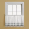 Window Curtainworks Abby Tier Curtain -Greenland Home Fashions Shop 3697923