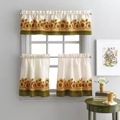 Window Curtainworks Sunflower Garden Tier Set