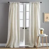 Unbranded Positano Pole Top Natural Window Curtains