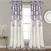 Lush Décor Lush Decor 2-pack Tanisha Room Darkening Window Curtains -Greenland Home Fashions Shop 3732566 Purple
